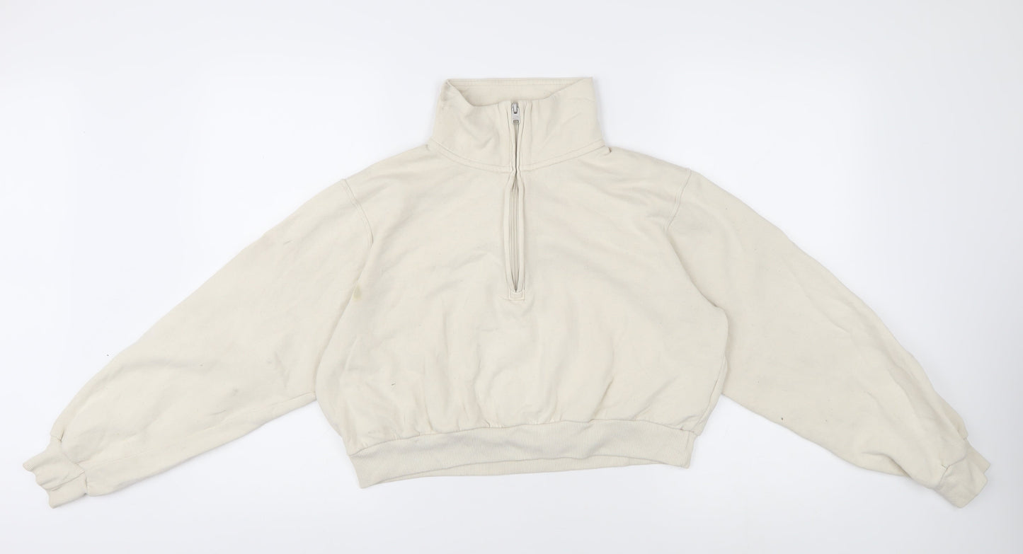 Hollister Women's Ivory Pullover Sweatshirt XS