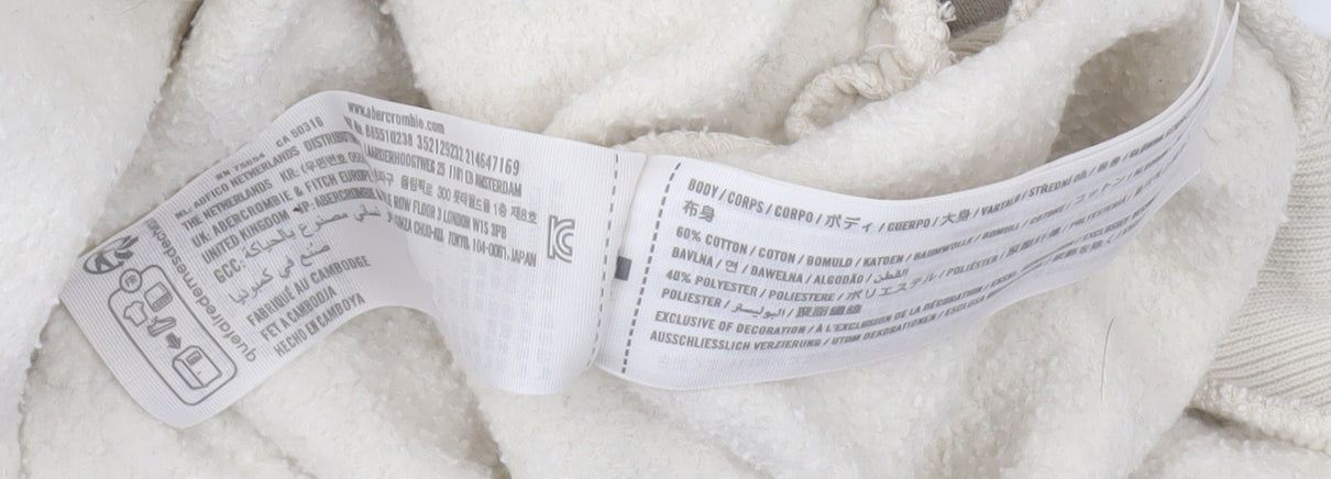 Hollister Women's Ivory Pullover Sweatshirt XS