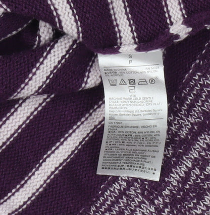 Womens UK Size S Gap Purple Pullover Jumper