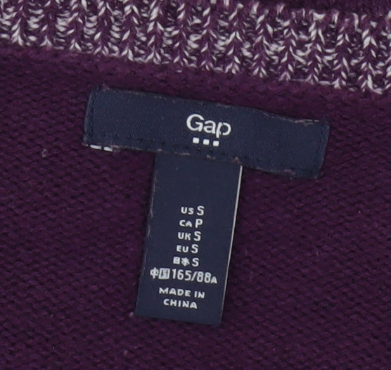 Womens UK Size S Gap Purple Pullover Jumper