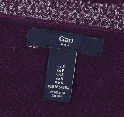 Womens UK Size S Gap Purple Pullover Jumper