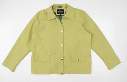 Womens UK Size 18 Dannimac Green Basic Jacket