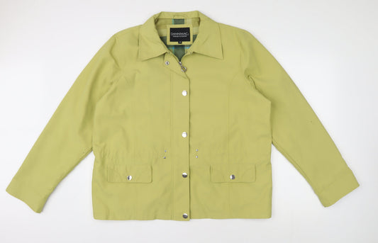 Womens UK Size 18 Dannimac Green Basic Jacket