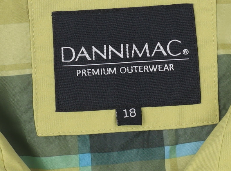 Womens UK Size 18 Dannimac Green Basic Jacket