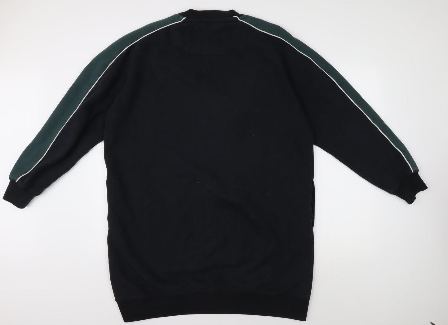 Jack Wills Women's Black Crew Neck Jersey Size 14