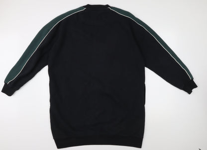 Jack Wills Women's Black Crew Neck Jersey Size 14