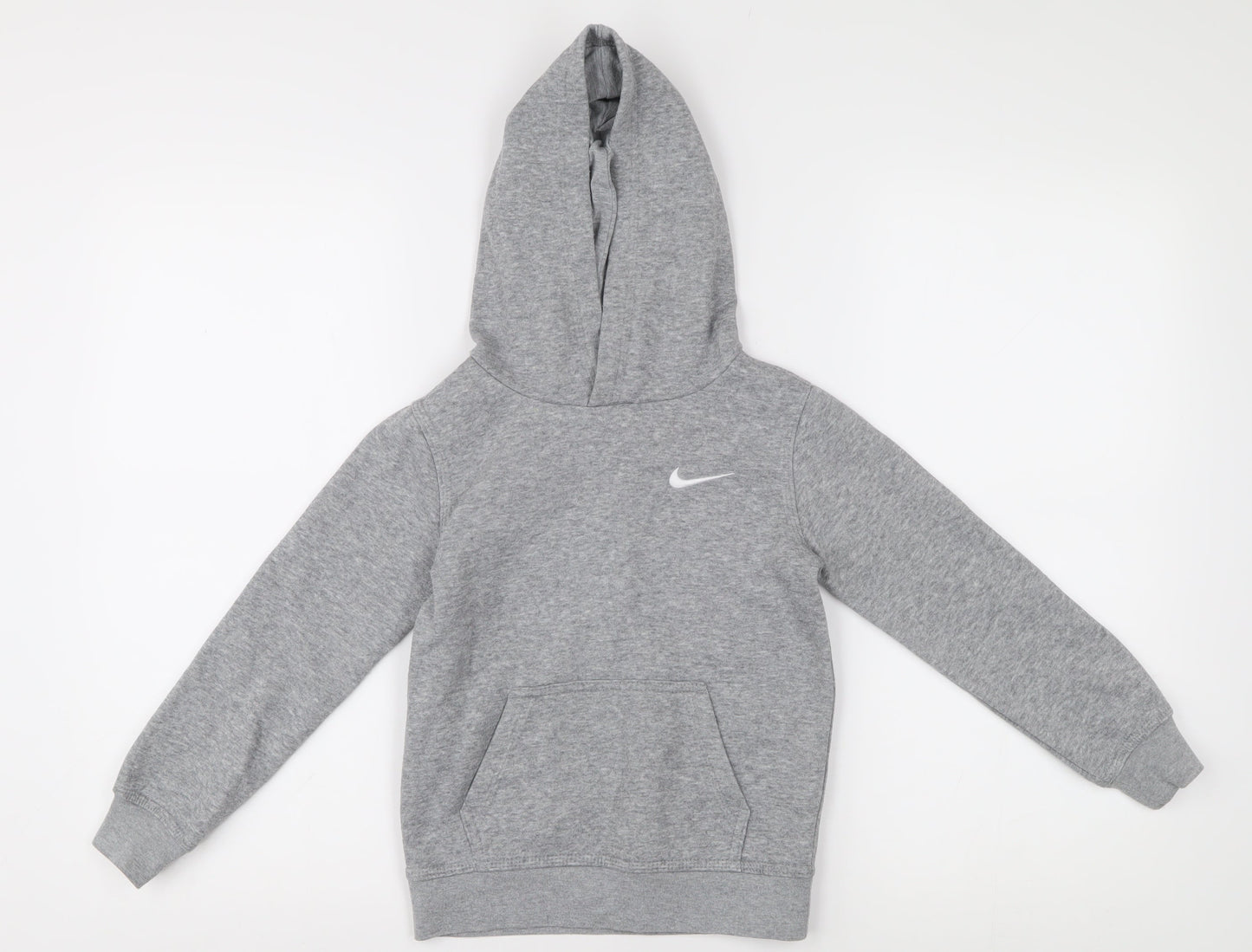 Nike Boys Grey Pullover Hoodie, Size 5 Years