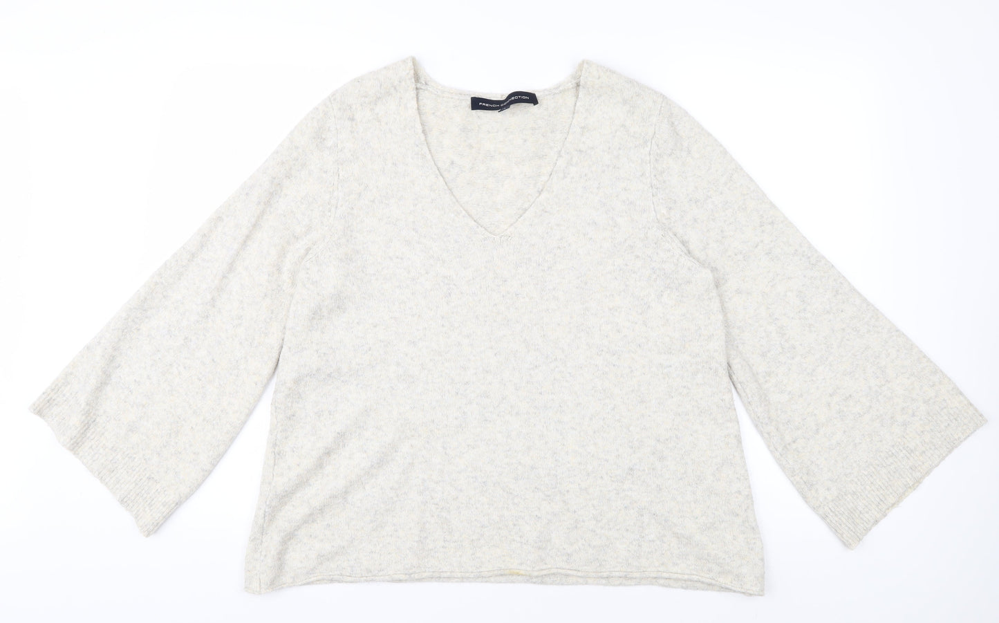 Womens UK Size XS French Connection Ivory Pullover Jumper