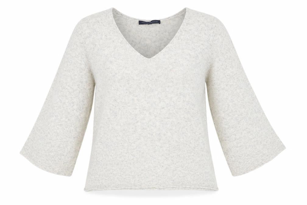 Womens UK Size XS French Connection Ivory Pullover Jumper