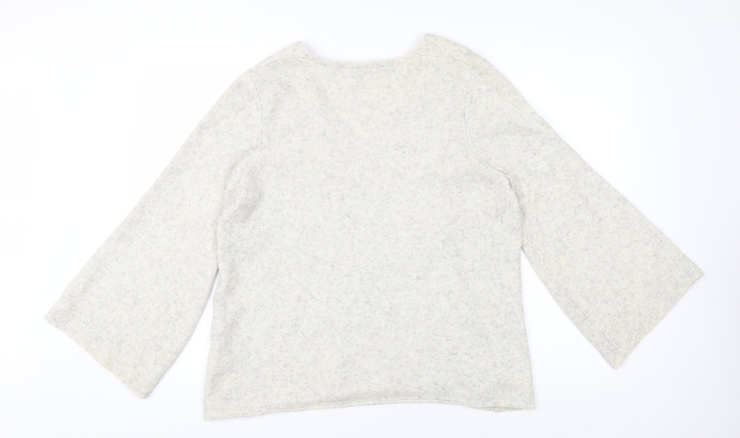Womens UK Size XS French Connection Ivory Pullover Jumper