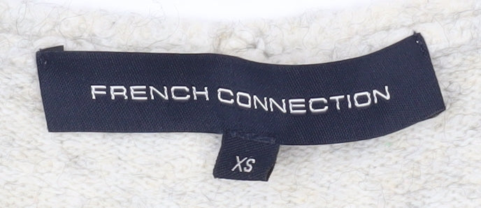 Womens UK Size XS French Connection Ivory Pullover Jumper