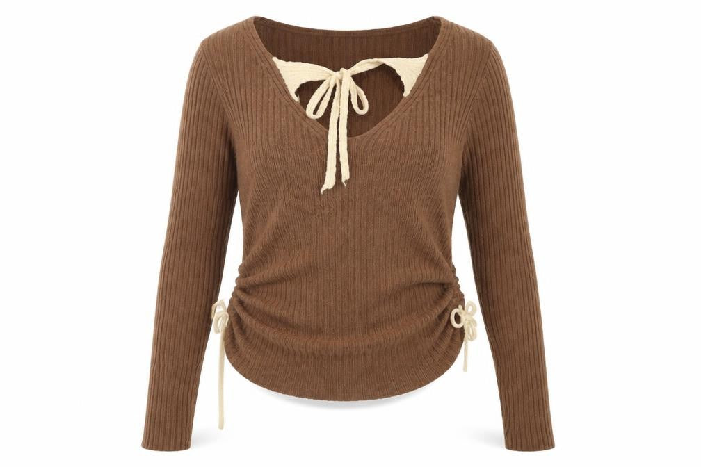 Womens UK Size M Cider Brown Pullover Jumper