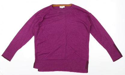 Womens UK Size 10 White Stuff Purple Pullover Jumper