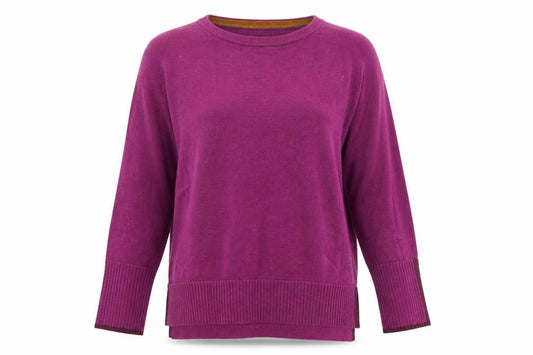 Womens UK Size 10 White Stuff Purple Pullover Jumper