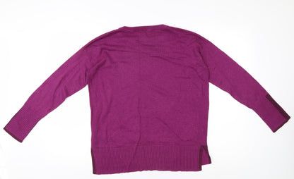 Womens UK Size 10 White Stuff Purple Pullover Jumper