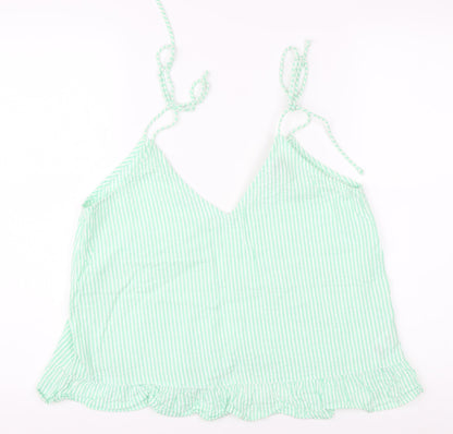 Womens UK Size 12 ASOS Green Camisole Blouse