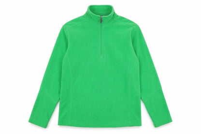 Mens UK Size M Lands' End Green 1/2 Zip Sweatshirt