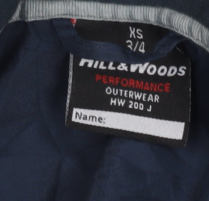 Hill & Woods Boys Blue Puffer Jacket XS Winter Coat