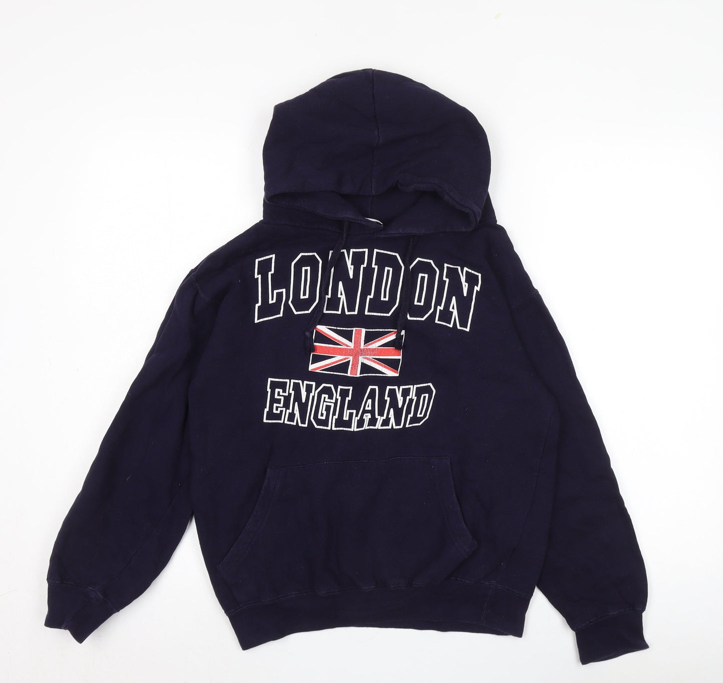 Sports Club Women's Navy Hoodie XS - London England Graphic