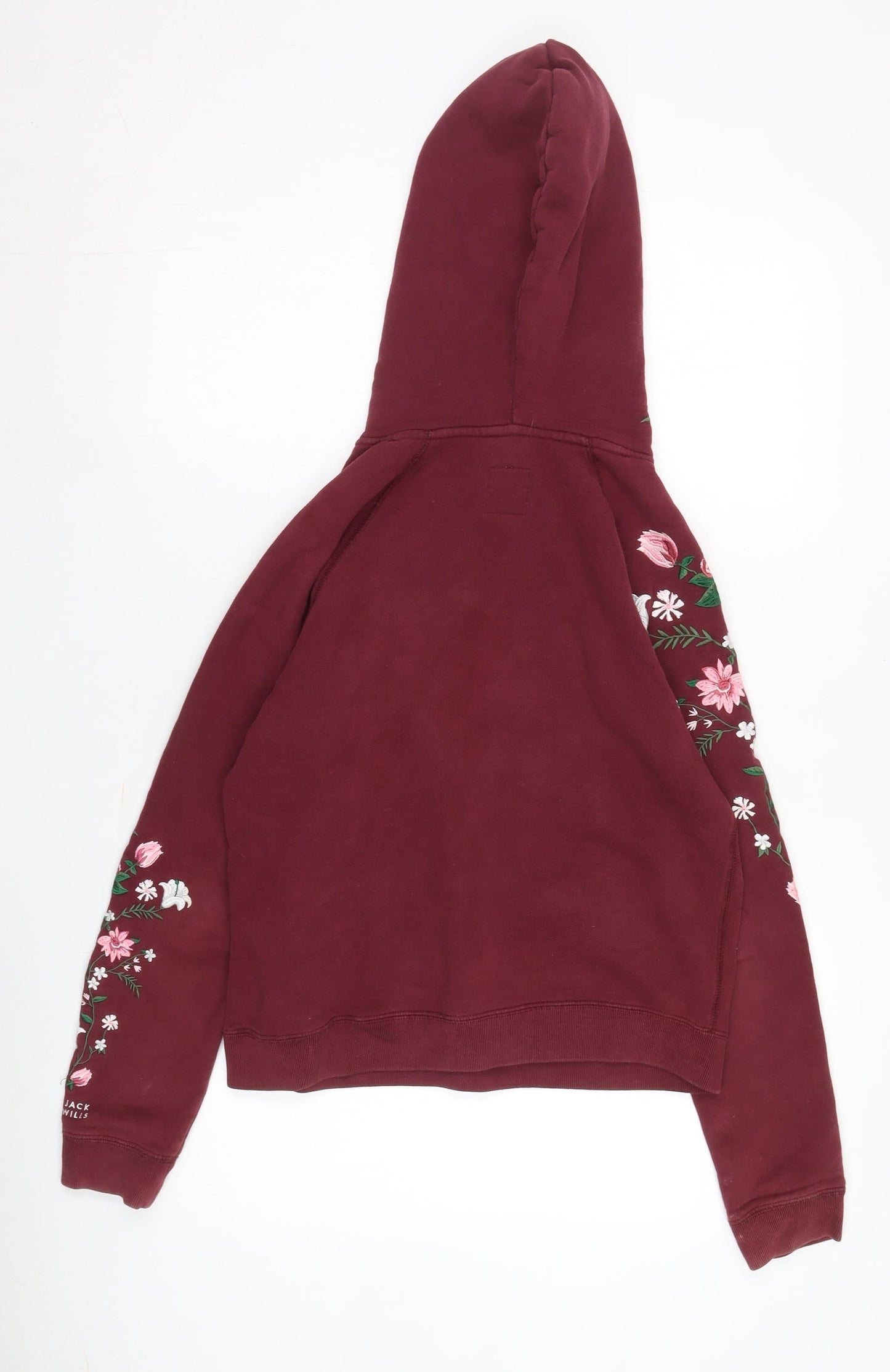Womens UK Size 8 Jack Wills Red Pullover Hoodie