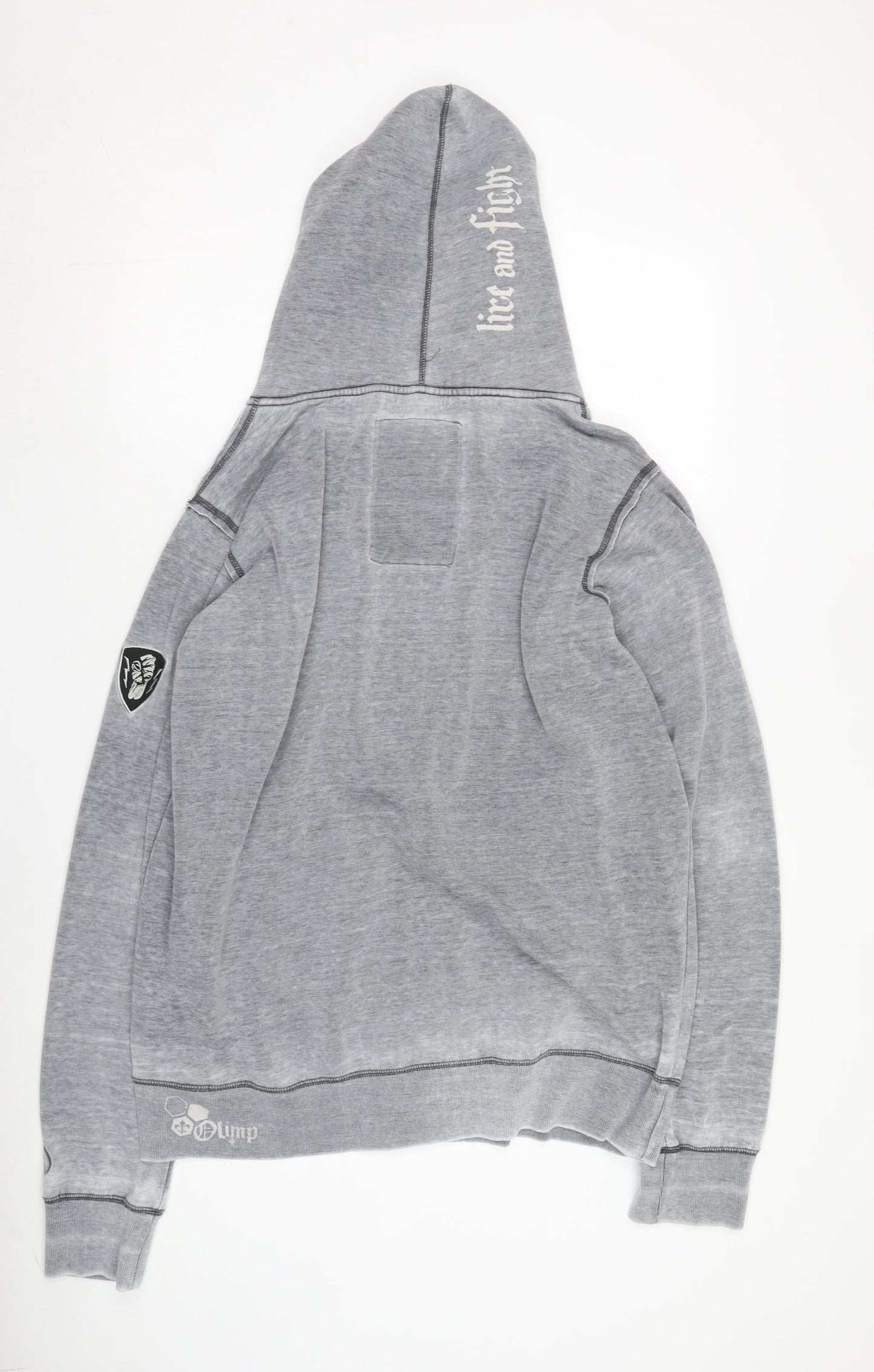 Mens UK Size XL Olimp Grey Hooded