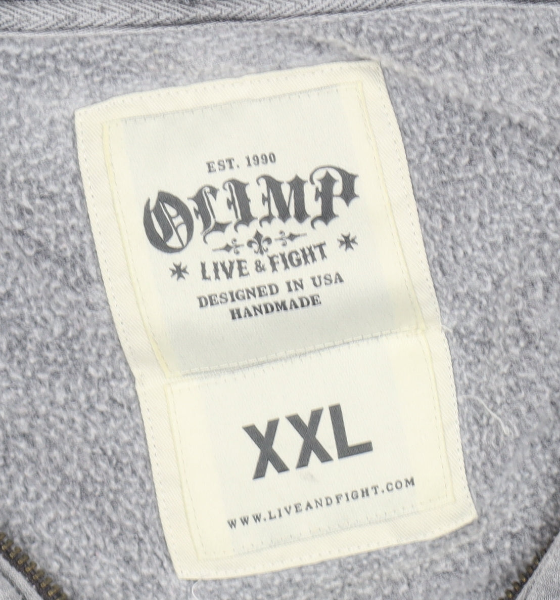 Mens UK Size XL Olimp Grey Hooded