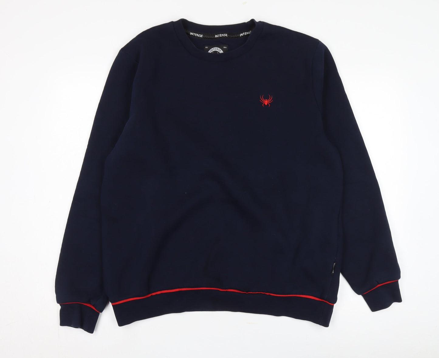 Mens UK Size 2XL Intense Blue Pullover Sweatshirt