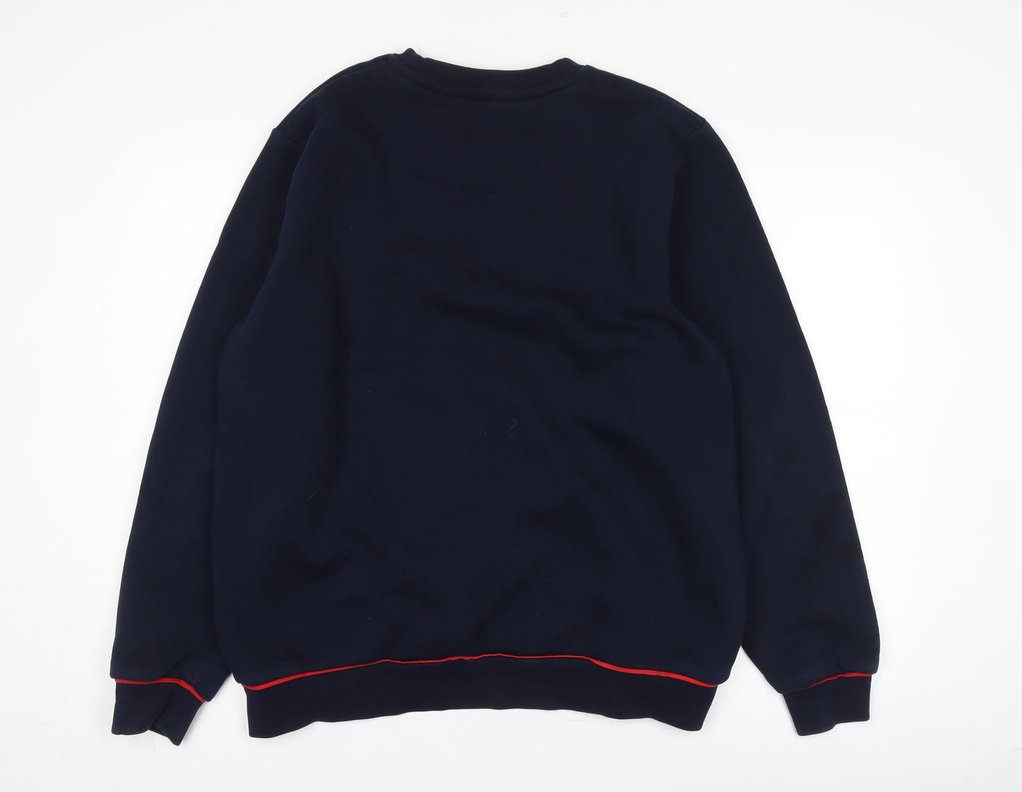 Mens UK Size 2XL Intense Blue Pullover Sweatshirt