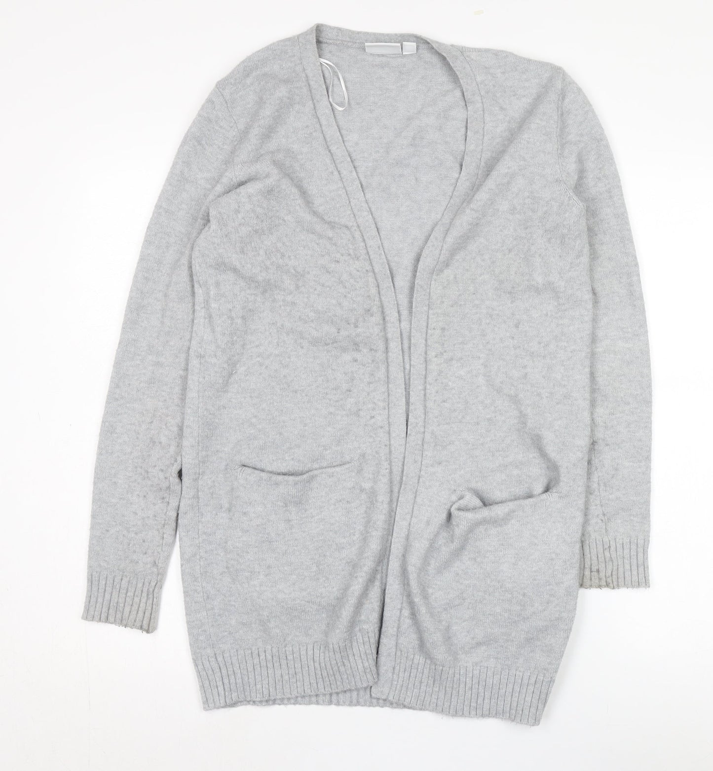 Womens UK Size S VILA Grey Cardigan Jumper