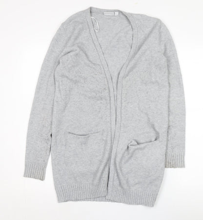 Womens UK Size S VILA Grey Cardigan Jumper