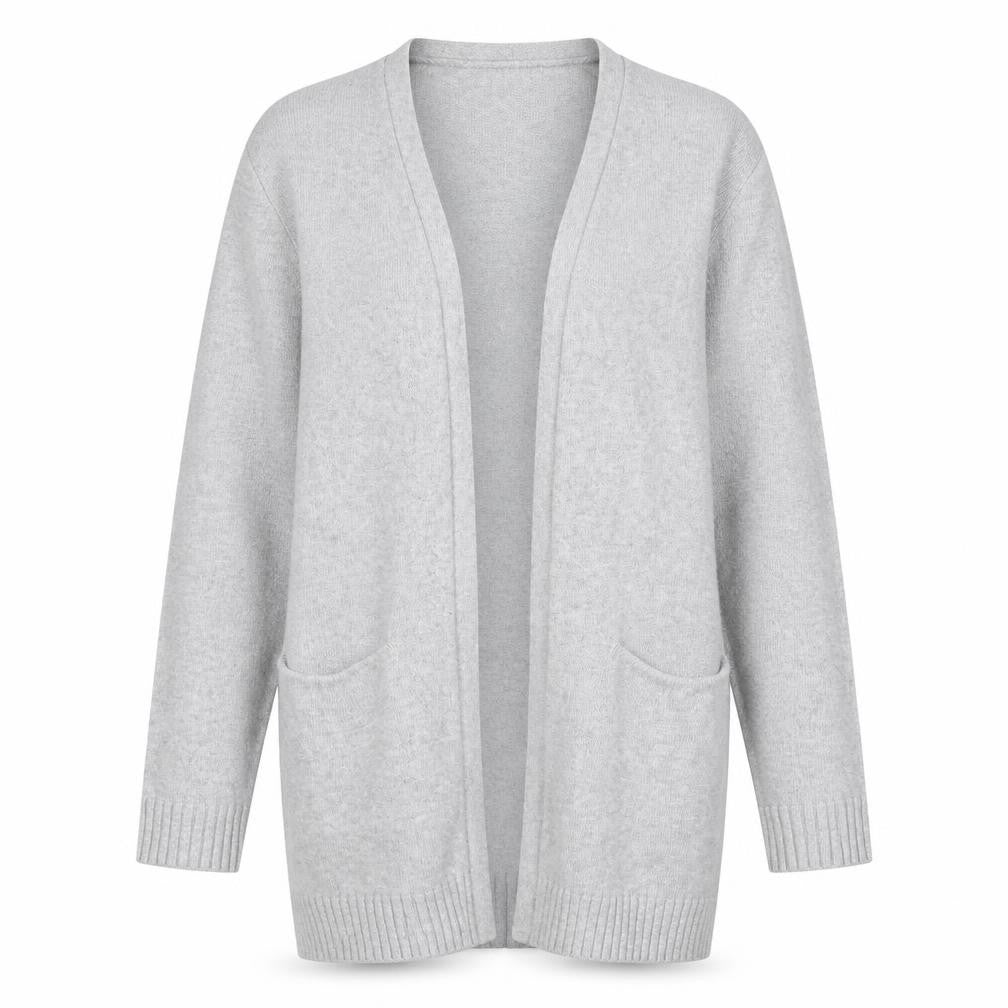 Womens UK Size S VILA Grey Cardigan Jumper