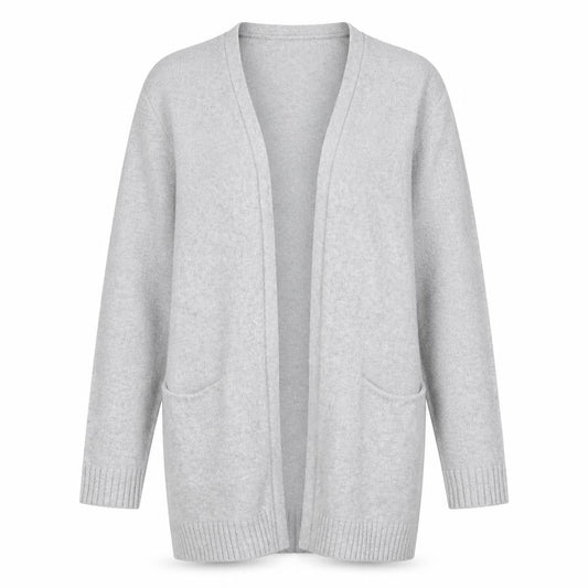 Womens UK Size S VILA Grey Cardigan Jumper