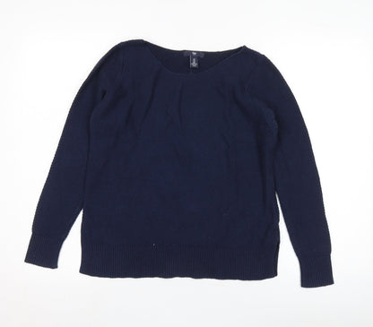 Gap Women's Blue Knit Pullover Jumper, Size S