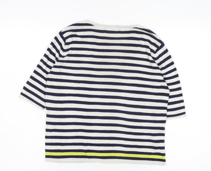 Womens UK Size 12 Mango Multicoloured Pullover Jumper