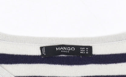 Womens UK Size 12 Mango Multicoloured Pullover Jumper