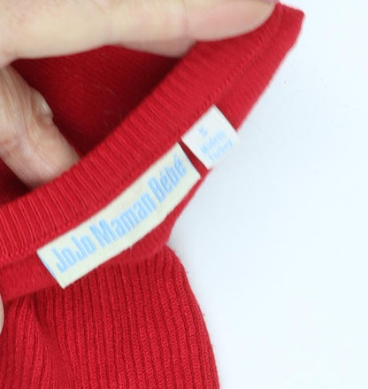 Womens UK Size XL JoJo Maman Bébé Red Pullover Jumper