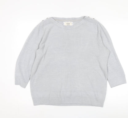 Womens UK Size 18 Maine New England Grey Pullover Jumper