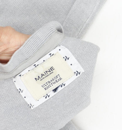 Womens UK Size 18 Maine New England Grey Pullover Jumper