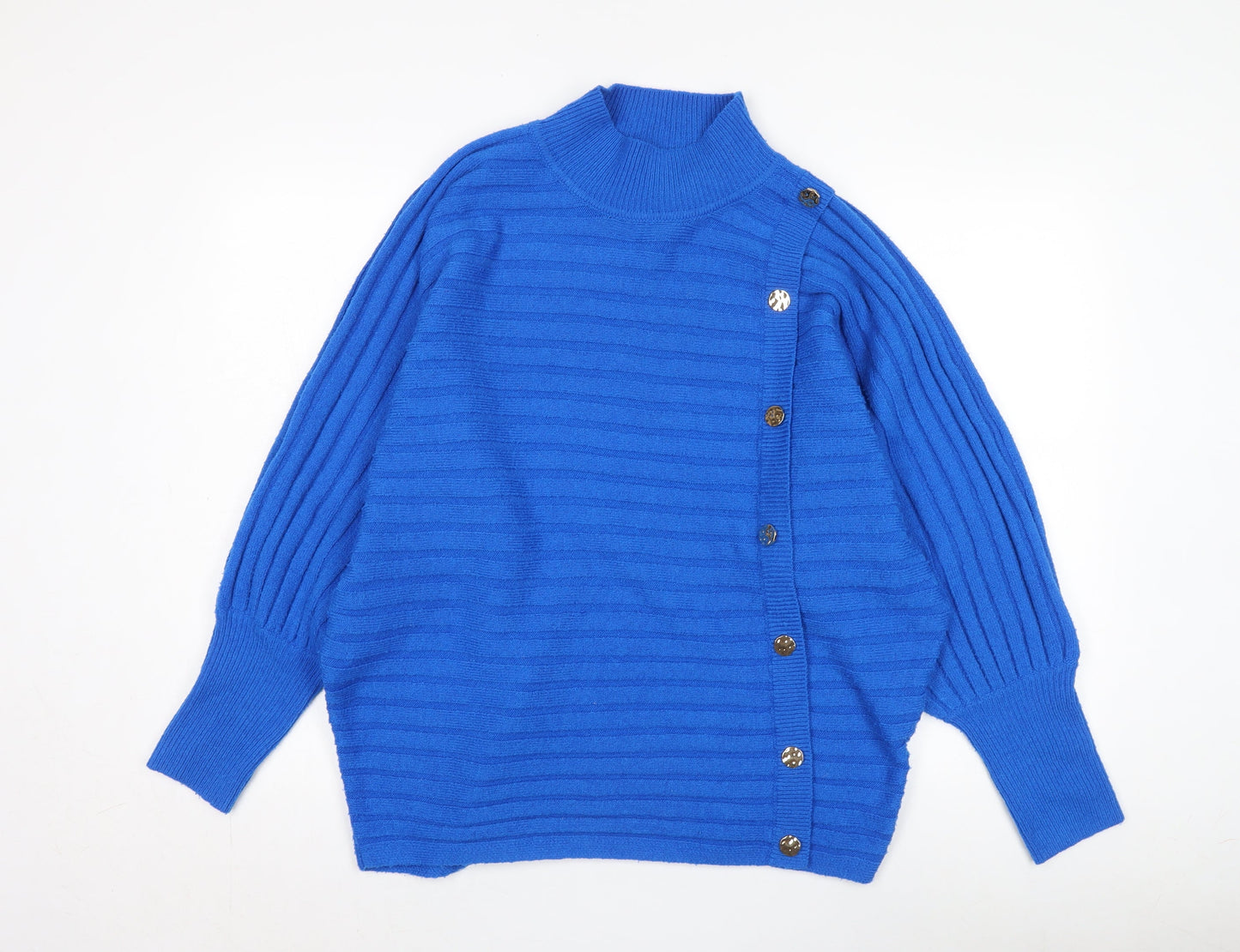 Womens UK Size L Monsoon Blue Pullover Jumper