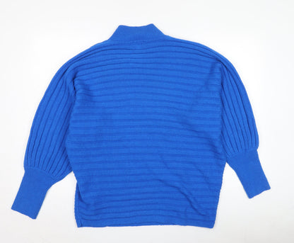 Womens UK Size L Monsoon Blue Pullover Jumper