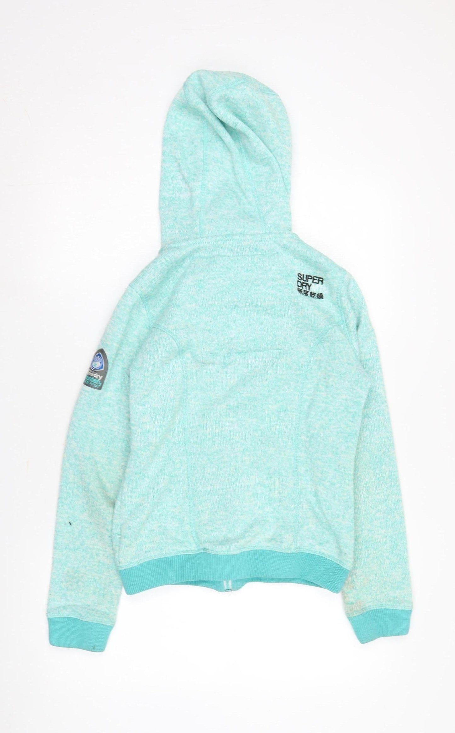 Womens UK Size S Superdry Green Hooded Jacket