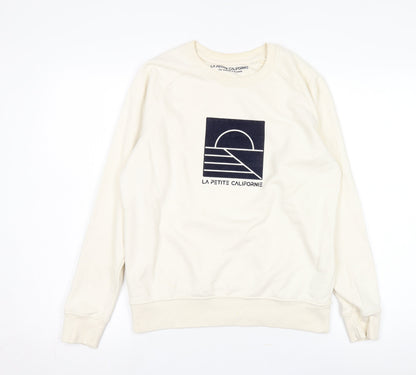 La Petite Californie Women's Ivory XS Sweatshirt Pullover
