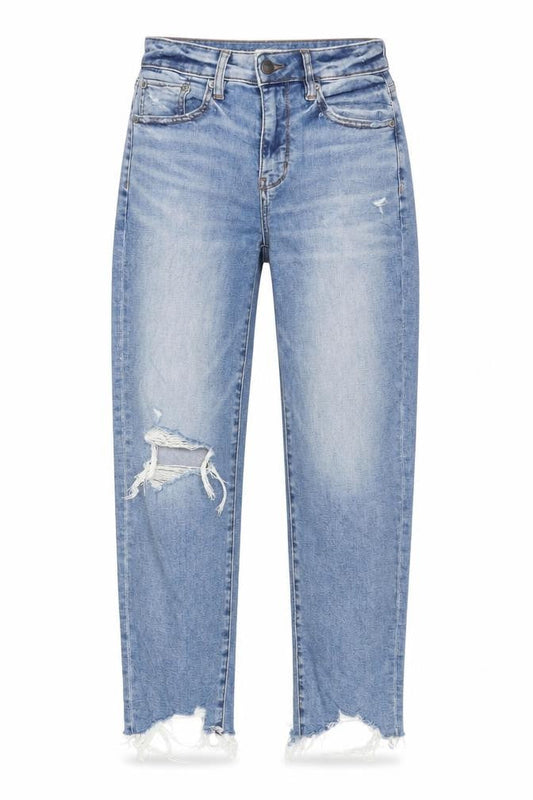 Womens UK Size L American Eagle Regular Fit Straight Blue Jeans