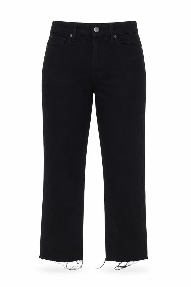 Womens UK Size 6 Paige  Straight Black Jeans