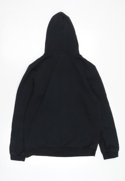 Puma Boys Black Hoodie Pullover 16 Years - Logo, Hooded