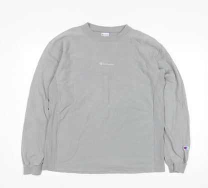 Mens UK Size S Champion Grey Pullover Sweatshirt