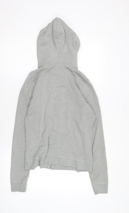 Mens UK Size M Hollister Grey Hooded