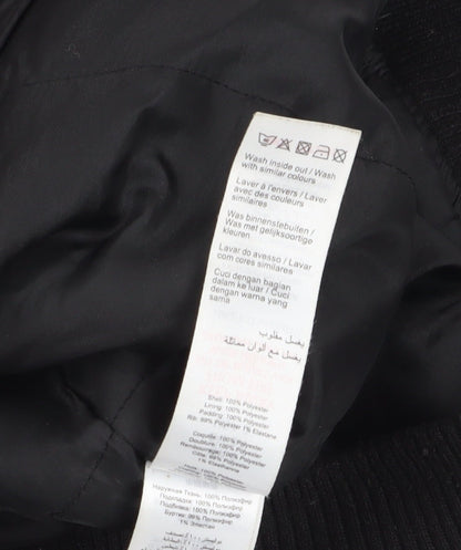Womens UK Size 6 New Look Black Bomber Jacket