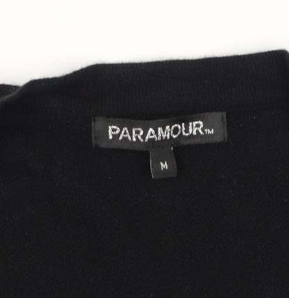 Womens UK Size M Paramour Black Cardigan Jumper
