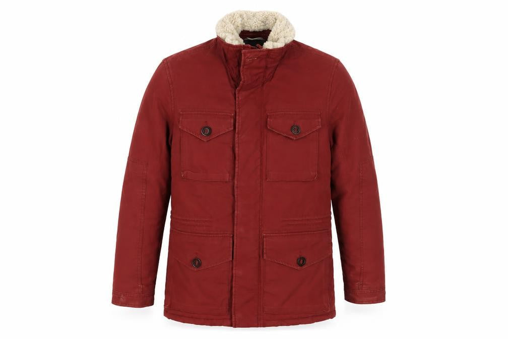 Marks & Spencer Men's Red Military Jacket, Size S